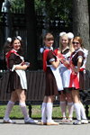 Last call. 2013. Part 1 (looks: brown school dress, white school apron, white bowknot, white knee-highs)