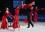 национальная сборная Беларуси по художественной гимнастике (в групповых упражнениях) - состав 2012 года - серебряные призёры Олимпиады в Лондоне. Шоу звёзд художественной гимнастики — Этап Кубка мира 2013