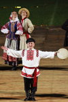 Федір Балабайко. Церемонія відкриття — Сожскі карагод 2013 (наряди й образи: біла вишиванка)