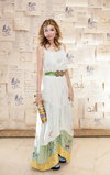 Gulnara Karimova. Prezentacja Guli — Art Week Style.uz 2013 (ubrania i obraz: sukienka biała)