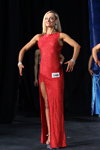 Model fitness (men, women) — WFF-WBBF Championships 2013. Part 5 (looks: red dress with slit)