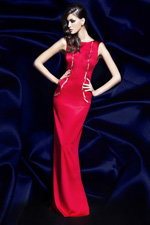 Лукбук anastASIAzadorina SS 2013 (наряды и образы: красное вечернее платье)