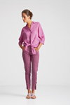 Annette Görtz SS2014 lookbook (looks: pink blouse, pink trousers)
