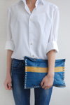 byMosquito SS 2013 lookbook (looks: white blouse, blue jeans)