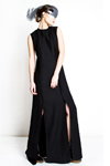 Лукбук DOMANOFF FW 2013/14 (наряди й образи: чорна вечірня сукня)