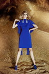 Kampania Olena Dats' SS 2013 (ubrania i obraz: sukienka niebieska)