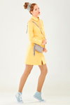 Ekaterina Smolina SS 2013 lookbook (looks: yellow coat, sky blue high top sneakers)