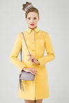 Лукбук SS 2013 Модного Дома Екатерины Смолиной (наряды и образы: желтое пальто)