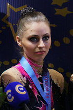 на Етапі Кубка світу з художньої гімнастики в Мінську (липень 2012). Анастасія Іванькова