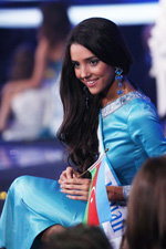 на конкурсі "Miss Supranational 2013" в Мінську (19.08.2013). Саміра Акманова