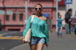 Moda en la calle en Minsk. 07/2013
