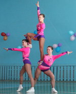 Trio (05.04) — Campeonato de Bielorrusia de gimnasia aeróbica de 2014