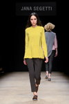 Jana Segetti show — Aurora Fashion Week Russia AW14/15 (looks: yellow jumper)