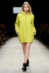 Pitchouguina show — Aurora Fashion Week Russia AW14/15 (looks: yellow coat)
