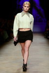 Walk of Shame show — Aurora Fashion Week Russia AW14/15 (looks: black mini skirt, blond hair)