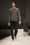 Artem Shumov Homme show — Aurora Fashion Week Russia SS15 (looks: grey jumper, black trousers)