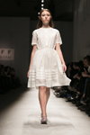 Off Strand show — Aurora Fashion Week Russia SS15 (looks: white dress)