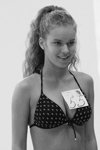 Yana Zhdanovich. Casting — Miss Belarus 2014 (looks: black swimsuit)