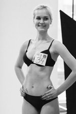 Кастинг конкурса "Миссис Беларусь 2014" (наряды и образы: чёрный купальник, блонд (цвет волос))