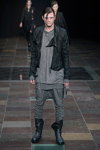 Pokaz BARBARA I GONGINI — Copenhagen Fashion Week AW14/15 (ubrania i obraz: kozaki czarne, skórzana kurtka biker czarny)
