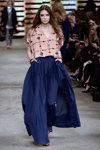 By Malene Birger show — Copenhagen Fashion Week AW14/15 (looks: blue maxi skirt)