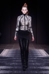 David Andersen show — Copenhagen Fashion Week AW14/15 (looks: black trousers, silver blazer)