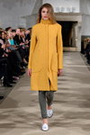 Edith&Ella show — Copenhagen Fashion Week AW14/15 (looks: yellow coat, black and white leggins, white pumps)