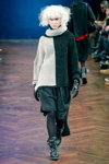 Показ Ivan Grundahl — Copenhagen Fashion Week AW14/15 (наряды и образы: чёрно-белый джемпер)