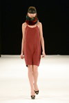 Katri/n show — Copenhagen Fashion Week AW14/15 (looks: burgundy dress, black pumps)