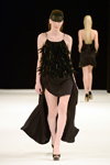 Pokaz Katri/n — Copenhagen Fashion Week AW14/15 (ubrania i obraz: suknia wieczorowa czarna, półbuty czarne)