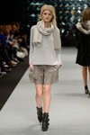MUNTHE show — Copenhagen Fashion Week AW14/15 (looks: grey jumper, grey shorts, grey scarf)