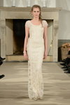 Stasia show — Copenhagen Fashion Week AW14/15 (looks: white lace wedding dress, braid)