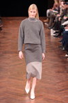 Veronica B. Vallenes show — Copenhagen Fashion Week AW14/15 (looks: grey jumper, grey skirt)