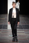 Wackerhaus show — Copenhagen Fashion Week AW14/15 (looks: black pantsuit, white blouse)