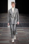 Wackerhaus show — Copenhagen Fashion Week AW14/15 (looks: white jumper, grey pantsuit)