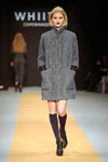 WHIITE show — Copenhagen Fashion Week AW14/15 (looks: grey coat, black knee-highs, black ankle boots)
