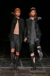 Modenschau von BARBARA I GONGINI — Copenhagen Fashion Week SS15 (Looks: schwarze Shorts, schwarze Kniestrümpfe, rote Haare)