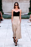 Bruuns Bazaar show — Copenhagen Fashion Week SS15 (looks: black top, Sunglasses, black pumps, beige skirt)