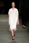 By Malene Birger show — Copenhagen Fashion Week SS15 (looks: white fringe dress)