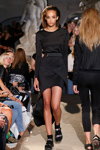 David Andersen show — Copenhagen Fashion Week SS15 (looks: black socks, blackcocktail dress)