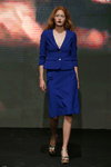 Edith&Ella by Line Markvardsen show — Copenhagen Fashion Week SS15 (looks: blue skirt suit)