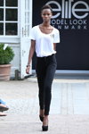 Elite Model Look show — Copenhagen Fashion Week SS15 (looks: white top, black jeans, black pumps)