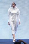 Pokaz Institute of Design and Fine Arts — Copenhagen Fashion Week SS15 (ubrania i obraz: sukienka midi biała)