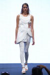 Institute of Design and Fine Arts show — Copenhagen Fashion Week SS15 (looks: white leggins)