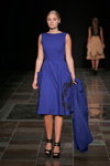 Margrethe-Skolen show — Copenhagen Fashion Week SS15 (looks: cornflower blue dress, black sandals)