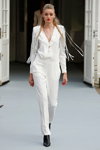 MI-NO-RO show — Copenhagen Fashion Week SS15 (looks: white fringe jumpsuit, white jumpsuit)