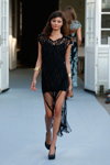Показ Stasia/Lace By Stasia — Copenhagen Fashion Week SS15 (наряды и образы: чёрное коктейльное платье, чёрные туфли)