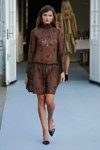 Показ Stasia/Lace By Stasia — Copenhagen Fashion Week SS15 (наряды и образы: коричневое кружевное платье)