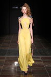 Stine Ladefoged show — Copenhagen Fashion Week SS15 (looks: yellowevening dress)