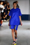 WALI MOHAMMED BARRECH show — Copenhagen Fashion Week SS15 (looks: blue sports suit)